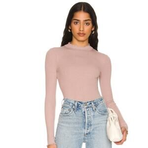 Lovers and Friends Abrielle Bodysuit in Soft Nude Mauve NWT Size Small